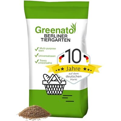 GREENATO - Berliner Tiergarten - 15 kg - universal - Grass seed - Publicité GREENATO - Berliner Tiergarten - 15 kg - universal - Grass seed - Publicité