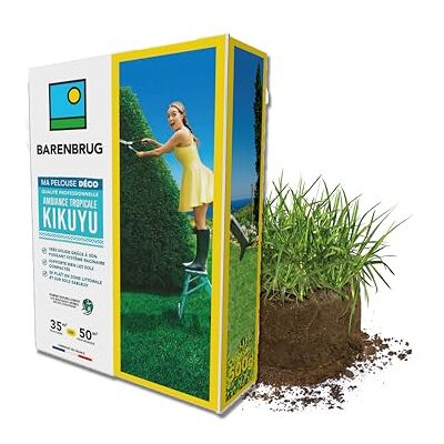 Barenbrug Pelouse Ambiance Tropicale Kikuyu Puissant Système Racinaire Sols Compactés ou Sableux Zone Littorale Limite Mauvaises Herbes Fabriqué en France 500G - Publicité Barenbrug Pelouse Ambiance Tropicale Kikuyu Puissant Système Racinaire Sols Compactés ou Sableux Zone Littorale Limite Mauvaises Herbes Fabriqué en France 500G - Publicité