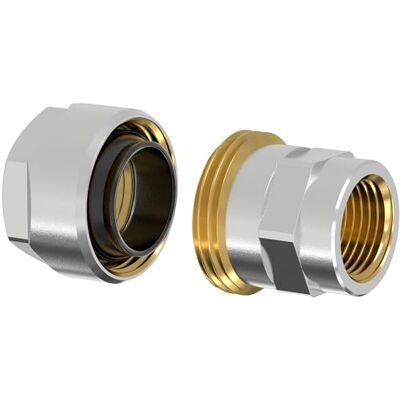 Simplex Raccord adaptateur PLUS F13092 avec raccord femelle G3/4" pour tube acier 3/4" F13092 - Publicité Simplex Raccord adaptateur PLUS F13092 avec raccord femelle G3/4" pour tube acier 3/4" F13092 - Publicité