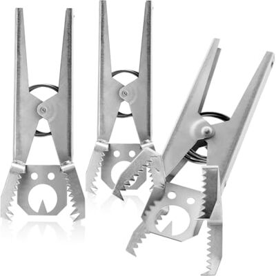 com-four ® 3X piège à campagnols avec Plaque de Fixation et 3 plaques de Rechange en tôle galvanisée piege a Campagnol (03 pièces Pinces + bac à appâts) - Publicité com-four ® 3X piège à campagnols avec Plaque de Fixation et 3 plaques de Rechange en tôle galvanisée piege a Campagnol (03 pièces Pinces + bac à appâts) - Publicité