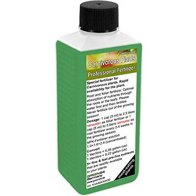 GREEN24 Engrais liquide pour plantes carnivores Hightech NPK - Publicité GREEN24 Engrais liquide pour plantes carnivores Hightech NPK - Publicité