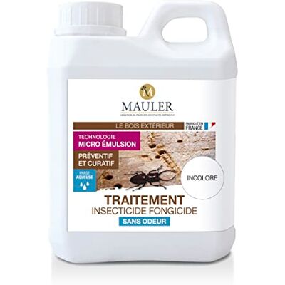 MAULER Traitement Insecticide Fongicide Xylophage 25L Incolore Action préventive ou curative intérieur extérieur - Publicité MAULER Traitement Insecticide Fongicide Xylophage 25L Incolore Action préventive ou curative intérieur extérieur - Publicité