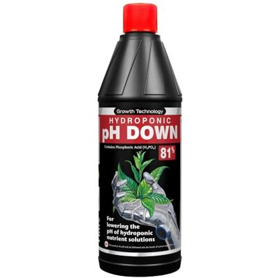 Growth Technology Solution de pH Down 81% 1 Litre - Publicité Growth Technology Solution de pH Down 81% 1 Litre - Publicité
