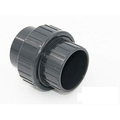 GIRPI Raccord union PVC pression noir droit Femelle Ø 50 mm - Publicité GIRPI Raccord union PVC pression noir droit Femelle Ø 50 mm - Publicité