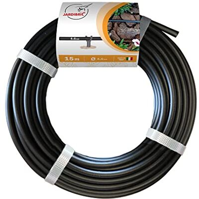 Jardibric Tuyau Goutte à Goutte Ø 4 x 6 mm 15 m Non Percé Tuyau Secondaire pour Arrosage au Pied des Plantes - Publicité Jardibric Tuyau Goutte à Goutte Ø 4 x 6 mm 15 m Non Percé Tuyau Secondaire pour Arrosage au Pied des Plantes - Publicité