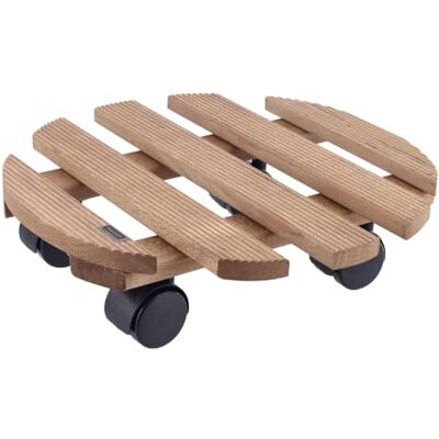 WAGNER Support à roulettes pour pot de fleur COUNTRY Ø 30 x 8 cm pour l'intérieur I Roule pot en bois massif antidérapant certifié FSC®, palissandre I Capacité de charge 100 kg I Made in EU 20018301 - Publicité WAGNER Support à roulettes pour pot de fleur COUNTRY Ø 30 x 8 cm pour l'intérieur I Roule pot en bois massif antidérapant certifié FSC®, palissandre I Capacité de charge 100 kg I Made in EU 20018301 - Publicité