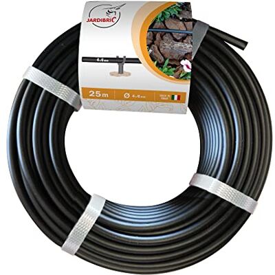 Jardibric Tuyau Goutte à Goutte Ø 4 x 6 mm 25 m Non Percé Tuyau Secondaire pour Arrosage au Pied des Plantes - Publicité Jardibric Tuyau Goutte à Goutte Ø 4 x 6 mm 25 m Non Percé Tuyau Secondaire pour Arrosage au Pied des Plantes - Publicité