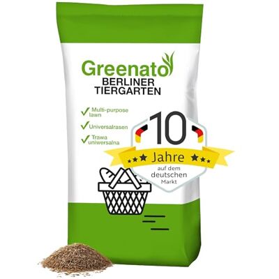 Greenato Graines de gazon Berliner Tiergarten 10kg gazon d'ornement Graines de gazon Graines de gazon Unité d'emballage au choix de 1-30kg - Publicité Greenato Graines de gazon Berliner Tiergarten 10kg gazon d'ornement Graines de gazon Graines de gazon Unité d'emballage au choix de 1-30kg - Publicité
