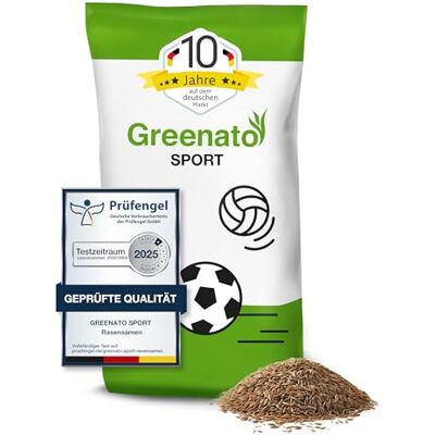 Greenato 15kg Graines de gazon Sport Gazon de sport et de jeu Gazon de jeu Graines de gazon Graine de gazon - Publicité Greenato 15kg Graines de gazon Sport Gazon de sport et de jeu Gazon de jeu Graines de gazon Graine de gazon - Publicité