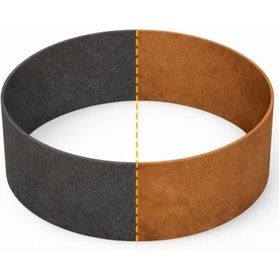 bellissa Bordure de Jardin & pelouse Cercle en corten 91070 Rond et décoratif en Acier corten Hauteur 13 cm, diamètre 20 cm avec Technique d'assemblage brevetée - Publicité bellissa Bordure de Jardin & pelouse Cercle en corten 91070 Rond et décoratif en Acier corten Hauteur 13 cm, diamètre 20 cm avec Technique d'assemblage brevetée - Publicité