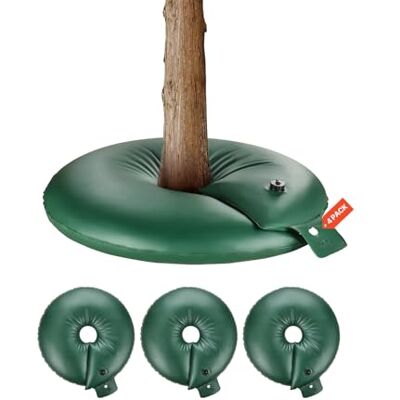 VEVOR Anneau d'arrosage d'arbres, 4 paquets, sac d'arrosage, 75,7 L, bague d'irrigation rechargeable robuste, libération lente de 6 à 9 heures, pour irrigation goutte à goutte des racines des arbustes - Publicité VEVOR Anneau d'arrosage d'arbres, 4 paquets, sac d'arrosage, 75,7 L, bague d'irrigation rechargeable robuste, libération lente de 6 à 9 heures, pour irrigation goutte à goutte des racines des arbustes - Publicité
