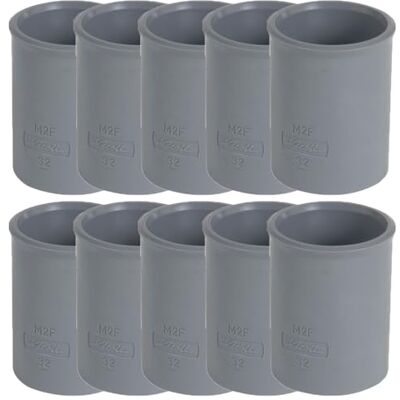 Nicoll Raccord PVC évacuation 10 manchons en PVC pour l'évacuation Ø32 Femelle Femelle - - Publicité Nicoll Raccord PVC évacuation 10 manchons en PVC pour l'évacuation Ø32 Femelle Femelle - - Publicité