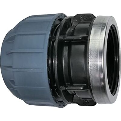 AERZETIX Manchon Adaptateur Fileté Réducteur de Compression Droit Raccord Filetage Femelle 2" pour Tuyau Ø50mm en Polypropylène Connecteur Réparateur - Publicité AERZETIX Manchon Adaptateur Fileté Réducteur de Compression Droit Raccord Filetage Femelle 2" pour Tuyau Ø50mm en Polypropylène Connecteur Réparateur - Publicité