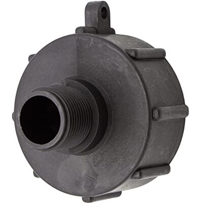 VARIOSAN IBC 15402 Bouchon adaptateur S60x6, filetage mâle 3/4", plastique, noir - Publicité VARIOSAN IBC 15402 Bouchon adaptateur S60x6, filetage mâle 3/4", plastique, noir - Publicité