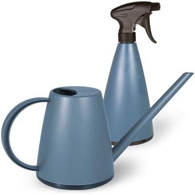 Mesto Lucky Marine Arrosoir 1L avec Mini Vaporisateur 0,79L Spray & Arrosoir pour Plantes d'intérieur et Jardin Soin des végétaux Buse réglable Usage intérieur et extérieur - Publicité Mesto Lucky Marine Arrosoir 1L avec Mini Vaporisateur 0,79L Spray & Arrosoir pour Plantes d'intérieur et Jardin Soin des végétaux Buse réglable Usage intérieur et extérieur - Publicité