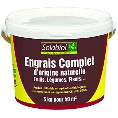 SOLABIOL Helgödsel - 5 kg - Engrais - Publicité SOLABIOL Helgödsel - 5 kg - Engrais - Publicité