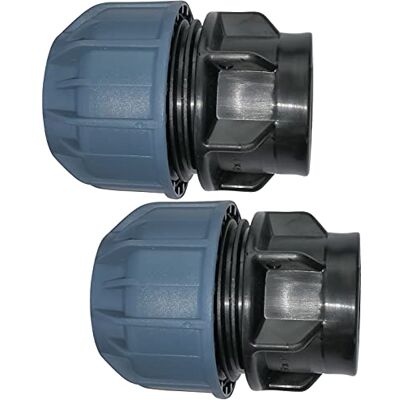 AERZETIX Lot de 2 Manchon Adaptateur Fileté Réducteur de Compression Droit Raccord Filetage Femelle 1" pour Tuyau Ø32mm en Polypropylène Connecteur Réparateur - Publicité AERZETIX Lot de 2 Manchon Adaptateur Fileté Réducteur de Compression Droit Raccord Filetage Femelle 1" pour Tuyau Ø32mm en Polypropylène Connecteur Réparateur - Publicité