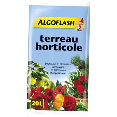 Algoflash Terreau horticole 20 litres - Publicité Algoflash Terreau horticole 20 litres - Publicité