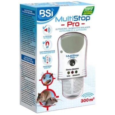 BSI Multistop Pro Répulsif électro-ionisation et Ultrason 300 m² - Publicité BSI Multistop Pro Répulsif électro-ionisation et Ultrason 300 m² - Publicité