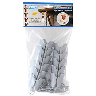 First Plast rain1 N Égouttoir composable chaîne tropicale, gris - Publicité First Plast rain1 N Égouttoir composable chaîne tropicale, gris - Publicité