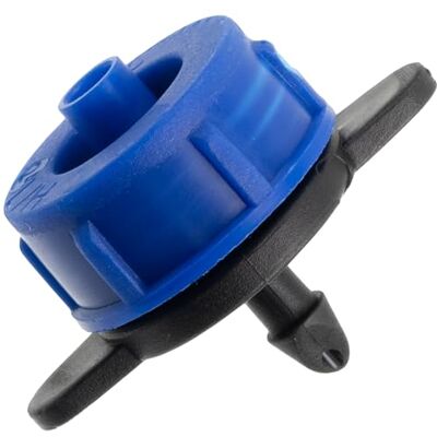 AERZETIX Lot de 10 goutteurs d'arrosage débit 24 litres par heure l/h système goutte à goutte équipement d'irrigation jardinage en plastique couleur bleu - Publicité AERZETIX Lot de 10 goutteurs d'arrosage débit 24 litres par heure l/h système goutte à goutte équipement d'irrigation jardinage en plastique couleur bleu - Publicité