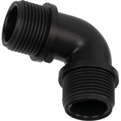 AERZETIX Lot de 5 Raccords Coudés 90° Mâles 3/4" x 3/4" pour Tuyau d'Arrosage Système Goutte à Goutte en Polyéthylène Circuit d'Eau Irrigation - Publicité AERZETIX Lot de 5 Raccords Coudés 90° Mâles 3/4" x 3/4" pour Tuyau d'Arrosage Système Goutte à Goutte en Polyéthylène Circuit d'Eau Irrigation - Publicité