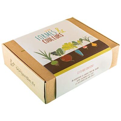 Cultiversonjardin.fr Coffret Cadeau de jardinage // Box de Légumes Originaux Formes et Couleurs - Publicité Cultiversonjardin.fr Coffret Cadeau de jardinage // Box de Légumes Originaux Formes et Couleurs - Publicité