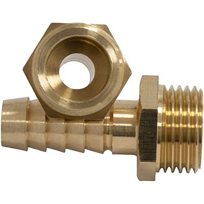 AERZETIX Lot de 2 Raccords Mâles Cannelés 1/2'' pour Tuyau de Ø13 mm Filetage Externe pour Clé 22 mm Adaptateur Connecteur Système Circuit d'Irrigation Arrosage Pompe en Laiton C66063 - Publicité AERZETIX Lot de 2 Raccords Mâles Cannelés 1/2'' pour Tuyau de Ø13 mm Filetage Externe pour Clé 22 mm Adaptateur Connecteur Système Circuit d'Irrigation Arrosage Pompe en Laiton C66063 - Publicité