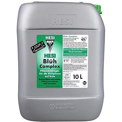 Hesi Complejo de Floración 10 L Fertilizantes Orgánicos - Publicité Hesi Complejo de Floración 10 L Fertilizantes Orgánicos - Publicité