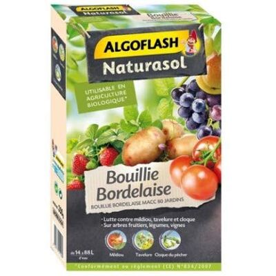 Algoflash - Bouillie Bordelaise 350 g - Fongicide - Publicité Algoflash - Bouillie Bordelaise 350 g - Fongicide - Publicité