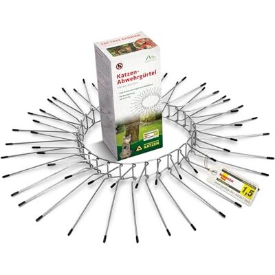 Gardigo Ceinture Anti-Chats pour Arbres en Acier Galvanisé 21 cm Barrière anti-chats – Protection des Arbres – Acier galvanisé – Contre les Martres et Ratons Laveurs – Modulable - Publicité Gardigo Ceinture Anti-Chats pour Arbres en Acier Galvanisé 21 cm Barrière anti-chats – Protection des Arbres – Acier galvanisé – Contre les Martres et Ratons Laveurs – Modulable - Publicité