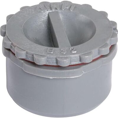 GIRPI Bouchon de visite PVC gris Diamètre 80 mm - Publicité GIRPI Bouchon de visite PVC gris Diamètre 80 mm - Publicité