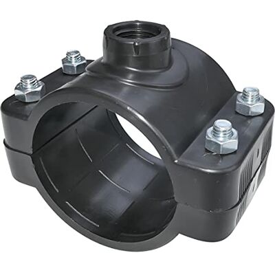 AERZETIX Collier de Prise en Charge pour Tuyau Ø75 Filetage 1/2'' à 4 Boulons Collier de Dérivation de Conduites Secondaires Plastique - Publicité AERZETIX Collier de Prise en Charge pour Tuyau Ø75 Filetage 1/2'' à 4 Boulons Collier de Dérivation de Conduites Secondaires Plastique - Publicité