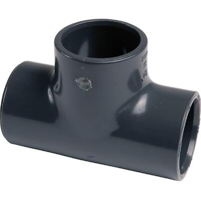 GIRPI Raccord PVC pression noir en T Femelle Diamètre 32 mm - Publicité GIRPI Raccord PVC pression noir en T Femelle Diamètre 32 mm - Publicité