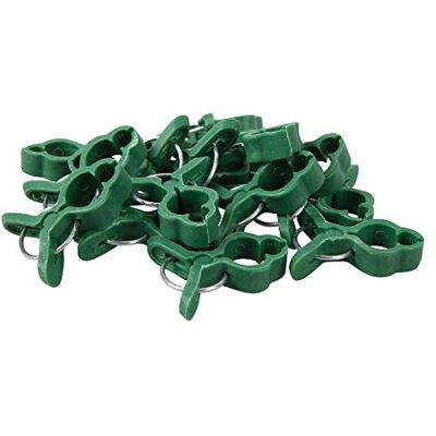 Windhager 07469 Lot de 15 Mini Pinces pour Plantes, Support de Plantes, Pinces à Fleurs, Pinces à orchidée, Pinces à Filet de Treillis, Vert - Publicité Windhager 07469 Lot de 15 Mini Pinces pour Plantes, Support de Plantes, Pinces à Fleurs, Pinces à orchidée, Pinces à Filet de Treillis, Vert - Publicité