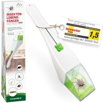 Gardigo Attrape-Insectes XXL avec Loupe – Attrape-Araignées - Publicité Gardigo Attrape-Insectes XXL avec Loupe – Attrape-Araignées - Publicité