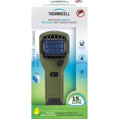 Thermacell Diffuseur Anti Moustiques Portable Nomade 15m² 12h Vert - Publicité Thermacell Diffuseur Anti Moustiques Portable Nomade 15m² 12h Vert - Publicité