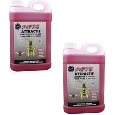 MES COURSES EN VRAC Pack de 2 Liquide piège à guêpes Bidon 2,5L - Publicité MES COURSES EN VRAC Pack de 2 Liquide piège à guêpes Bidon 2,5L - Publicité