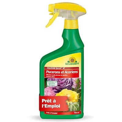 Neudorff Insecticide Spruzit AF Pucerons et Acariens – Combat les pucerons et les cochenilles sur les fleurs et les plantes vertes, prêt à l'emploi, 750 ml - Publicité Neudorff Insecticide Spruzit AF Pucerons et Acariens – Combat les pucerons et les cochenilles sur les fleurs et les plantes vertes, prêt à l'emploi, 750 ml - Publicité