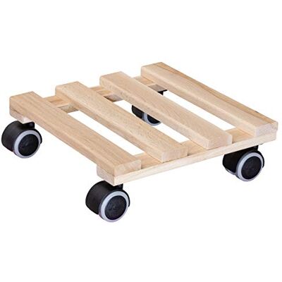 WAGNER Chariot de Plantes Paletti et Porte Plante pour L'Intérieur, Capacité de Charge 100kg, 25 x 25 x 8cm - Publicité WAGNER Chariot de Plantes Paletti et Porte Plante pour L'Intérieur, Capacité de Charge 100kg, 25 x 25 x 8cm - Publicité