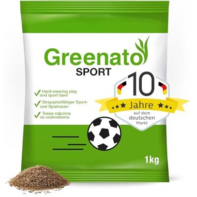 Greenato 1kg Graines de gazon Sport Gazon de sport et de jeu Gazon de jeu Graines de gazon Graine de gazon - Publicité Greenato 1kg Graines de gazon Sport Gazon de sport et de jeu Gazon de jeu Graines de gazon Graine de gazon - Publicité