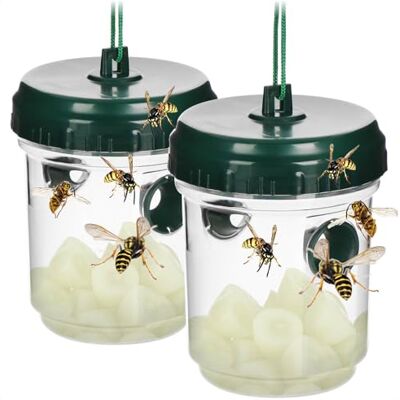 com-four ® 2 pièges à guêpes sans Mise à Mort, Solution Naturelle - Publicité com-four ® 2 pièges à guêpes sans Mise à Mort, Solution Naturelle - Publicité