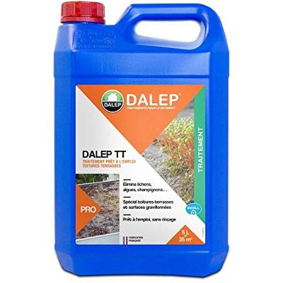DALEP - Antimousse - 5 L - Hydrofuge - Fungicide - Publicité DALEP - Antimousse - 5 L - Hydrofuge - Fungicide - Publicité