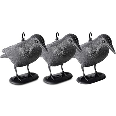Gardigo ® Lot de 3 Corbeau Anti-Pigeons I Répulsif pour Oiseaux en Forme de Corbeau avec Suspension I Épouvantail Effaroucheur d'oiseaux en Plastique I Dissuasion des Oiseaux. Publicité Gardigo ® Lot de 3 Corbeau Anti-Pigeons I Répulsif pour Oiseaux en Forme de Corbeau avec Suspension I Épouvantail Effaroucheur d'oiseaux en Plastique I Dissuasion des Oiseaux. Publicité