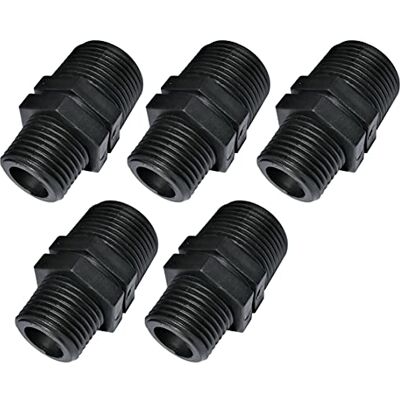 AERZETIX Lot de 5 Réductions à Visser Mâle/Mâle Filetage 3/4"x1/2" en Plastique Mamelons Réduits à Raccord Fileté PN 10 Bars - Publicité AERZETIX Lot de 5 Réductions à Visser Mâle/Mâle Filetage 3/4"x1/2" en Plastique Mamelons Réduits à Raccord Fileté PN 10 Bars - Publicité