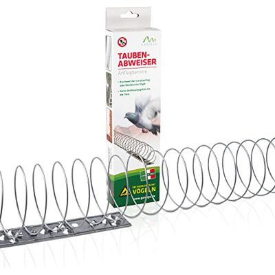 Gardigo Spirale Anti-Pigeons INOX 5 m Lot de 4 – Fabriqué en Italie Anti-pigeons – Répulsif pigeons – Répulsif oiseaux – Acier inoxydable – Rebord de fenêtre - Publicité Gardigo Spirale Anti-Pigeons INOX 5 m Lot de 4 – Fabriqué en Italie Anti-pigeons – Répulsif pigeons – Répulsif oiseaux – Acier inoxydable – Rebord de fenêtre - Publicité