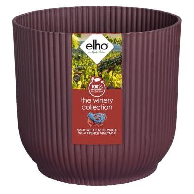 Elho La collection winery 18cm Bordeaux pot de fleurs - pot de fleurs - Publicité Elho La collection winery 18cm Bordeaux pot de fleurs - pot de fleurs - Publicité
