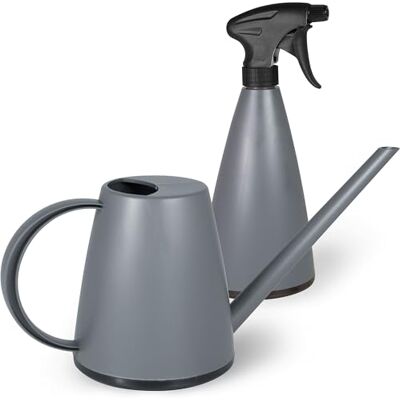 Mesto Lucky Stone Arrosoir 1L avec Mini Vaporisateur 0,79L Spray & Arrosoir pour Plantes d'intérieur et Jardin Soin des végétaux Buse réglable Usage intérieur et extérieur - Publicité Mesto Lucky Stone Arrosoir 1L avec Mini Vaporisateur 0,79L Spray & Arrosoir pour Plantes d'intérieur et Jardin Soin des végétaux Buse réglable Usage intérieur et extérieur - Publicité
