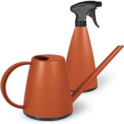Mesto Lucky Lava Arrosoir 1L avec Mini Vaporisateur 0,79L Spray & Arrosoir pour Plantes d'intérieur et Jardin Soin des végétaux Buse réglable Usage intérieur et extérieur - Publicité Mesto Lucky Lava Arrosoir 1L avec Mini Vaporisateur 0,79L Spray & Arrosoir pour Plantes d'intérieur et Jardin Soin des végétaux Buse réglable Usage intérieur et extérieur - Publicité