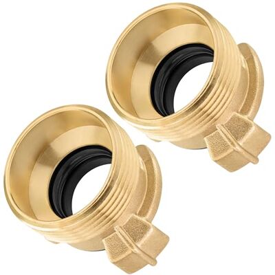 POPPSTAR 2x raccords rapides en laiton 1 1/4 pouce filetage mâle (filetage G 1 1/4" vers raccord à griffes) - Publicité POPPSTAR 2x raccords rapides en laiton 1 1/4 pouce filetage mâle (filetage G 1 1/4" vers raccord à griffes) - Publicité